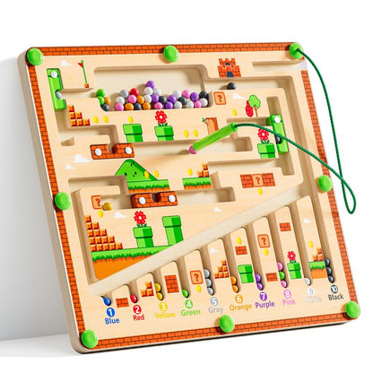 Magnetic Maze Ball Game